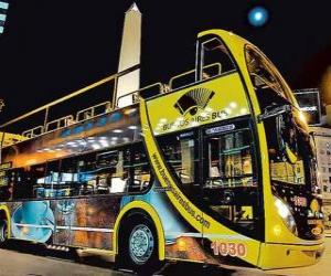 пазл Буэнос-Айрес туристический автобус